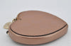 Authentic GUCCI Guccissima Heart Motif Coin Purse Case Leather Beige Box 0265K