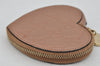 Authentic GUCCI Guccissima Heart Motif Coin Purse Case Leather Beige Box 0265K