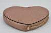Authentic GUCCI Guccissima Heart Motif Coin Purse Case Leather Beige Box 0265K