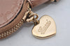 Authentic GUCCI Guccissima Heart Motif Coin Purse Case Leather Beige Box 0265K