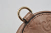 Authentic GUCCI Guccissima Heart Motif Coin Purse Case Leather Beige Box 0265K