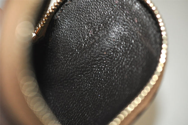 Authentic GUCCI Guccissima Heart Motif Coin Purse Case Leather Beige Box 0265K