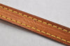 Authentic Louis Vuitton Leather Shoulder Strap Beige 46.3" LV 0266J