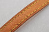 Authentic Louis Vuitton Leather Shoulder Strap Beige 46.3" LV 0266J