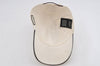 Authentic GUCCI Sherry Line Interlocking G Cap Canvas Leather Size L White 0267K