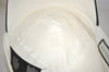 Authentic GUCCI Sherry Line Interlocking G Cap Canvas Leather Size L White 0267K