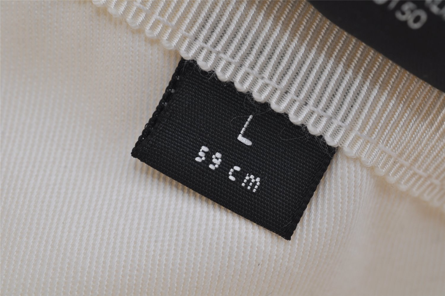 Authentic GUCCI Sherry Line Interlocking G Cap Canvas Leather Size L White 0267K