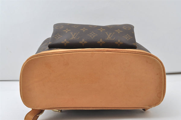 Authentic Louis Vuitton Monogram Montsouris GM Backpack M51135 LV 0269J