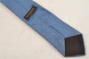 Authentic Louis Vuitton Necktie Clavat Party Tie Silk Blue M72637 Box 0270J