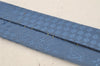 Authentic Louis Vuitton Necktie Clavat Party Tie Silk Blue M72637 Box 0270J