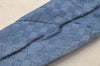 Authentic Louis Vuitton Necktie Clavat Party Tie Silk Blue M72637 Box 0270J