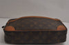 Authentic Louis Vuitton Monogram Compiegne 28 Clutch Hand Bag M51845 LV 0270K
