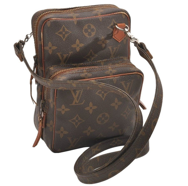 Authentic Louis Vuitton Monogram Amazone Shoulder Cross Body Bag Old Model 0271J