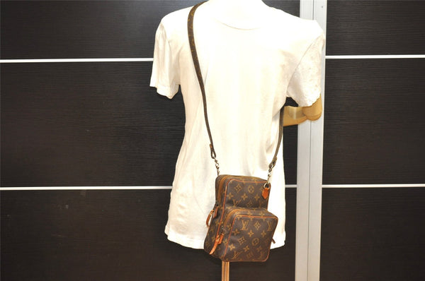 Authentic Louis Vuitton Monogram Amazone Shoulder Cross Body Bag Old Model 0271J