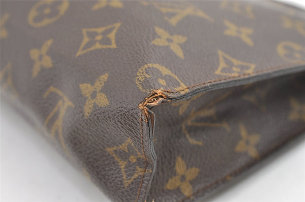 Auth Louis Vuitton Monogram Poche Toilette 26 Cosmetics Pouch Old Model LV 0271K