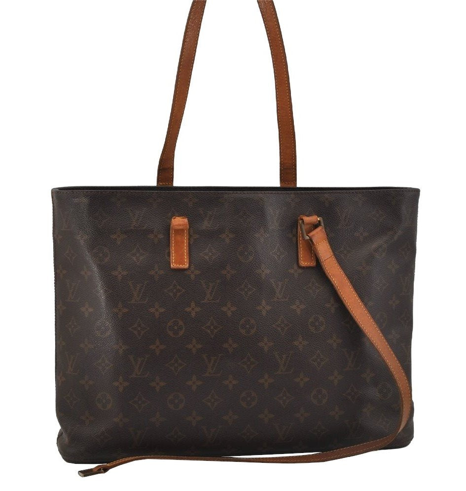 Authentic Louis Vuitton Monogram Luco Shoulder Tote Bag M51155 Junk 0273J