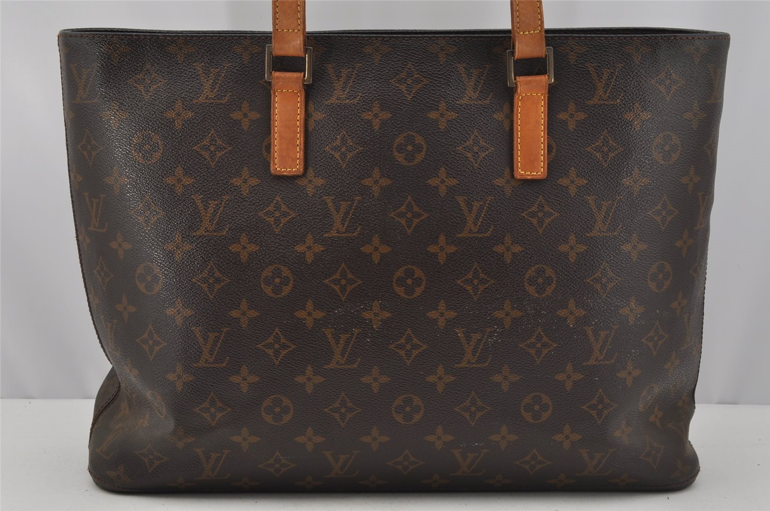 Authentic Louis Vuitton Monogram Luco Shoulder Tote Bag M51155 Junk 0273J