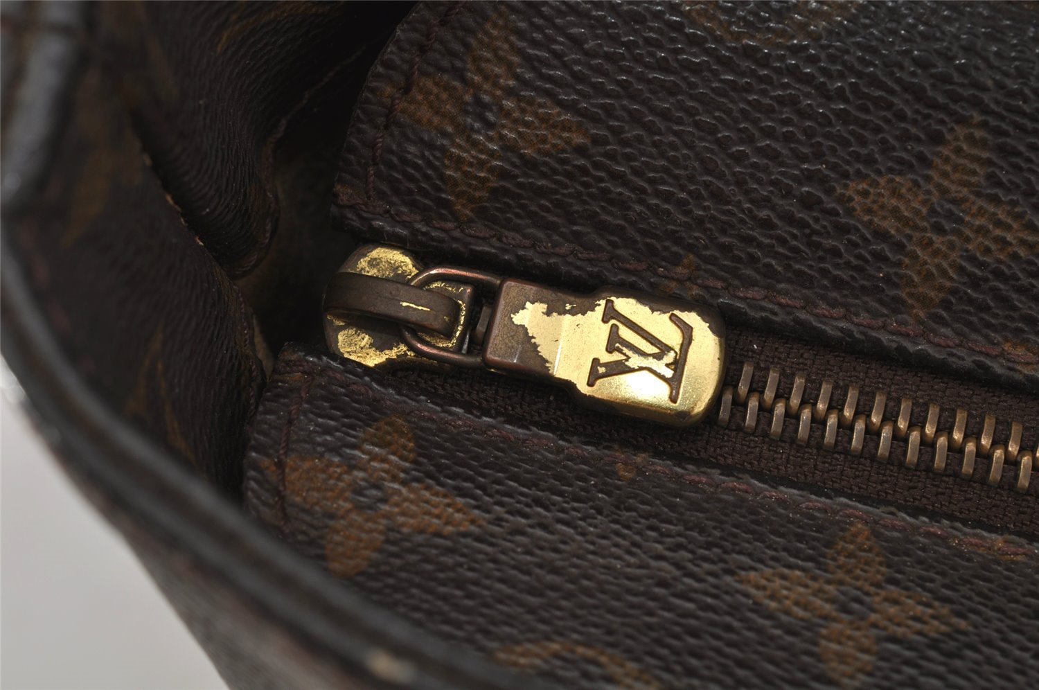 Authentic Louis Vuitton Monogram Luco Shoulder Tote Bag M51155 Junk 0273J