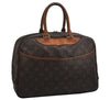 Authentic Louis Vuitton Monogram Deauville Hand Bag M47270 LV 0273K