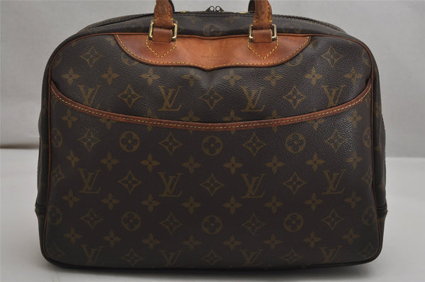 Authentic Louis Vuitton Monogram Deauville Hand Bag M47270 LV 0273K