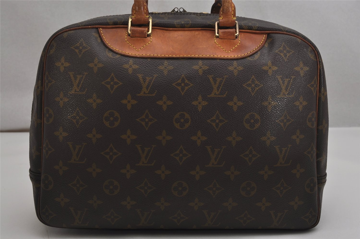 Authentic Louis Vuitton Monogram Deauville Hand Bag M47270 LV 0273K