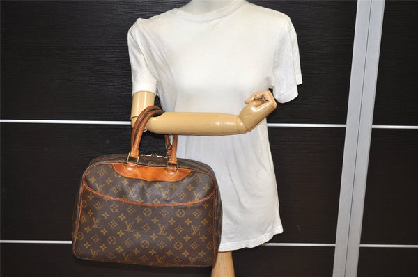 Authentic Louis Vuitton Monogram Deauville Hand Bag M47270 LV 0273K