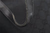Authentic GUCCI Vintage Shoulder Tote Bag GG Canvas Leather 0021098 Black 0274J