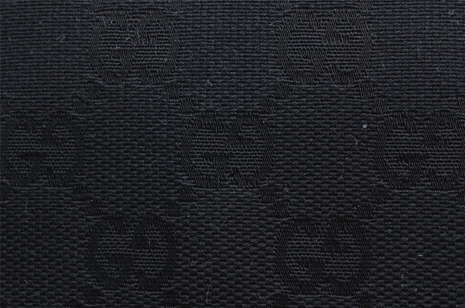 Authentic GUCCI Vintage Shoulder Tote Bag GG Canvas Leather 0021098 Black 0274J