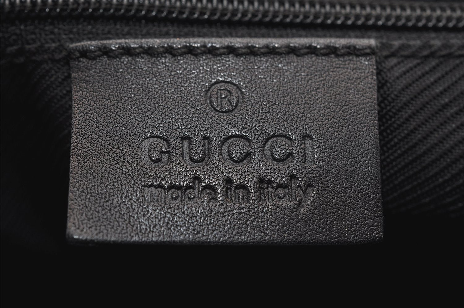 Authentic GUCCI Vintage Shoulder Tote Bag GG Canvas Leather 0021098 Black 0274J