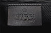 Authentic GUCCI Vintage Shoulder Tote Bag GG Canvas Leather 0021098 Black 0274J