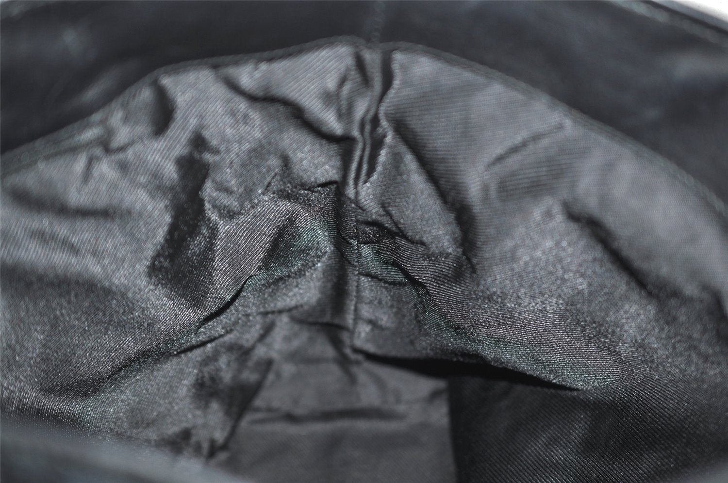 Authentic GUCCI Vintage Shoulder Tote Bag GG Canvas Leather 0021098 Black 0274J