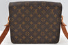 Auth Louis Vuitton Monogram Cartouchiere GM M51252 Shoulder Cross Bag Junk 0275J