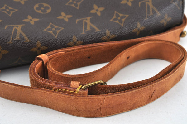 Auth Louis Vuitton Monogram Cartouchiere GM M51252 Shoulder Cross Bag Junk 0275J