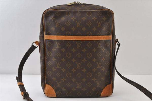 Authentic Louis Vuitton Monogram Danube 28 Shoulder Cross Body Bag Junk 0277J