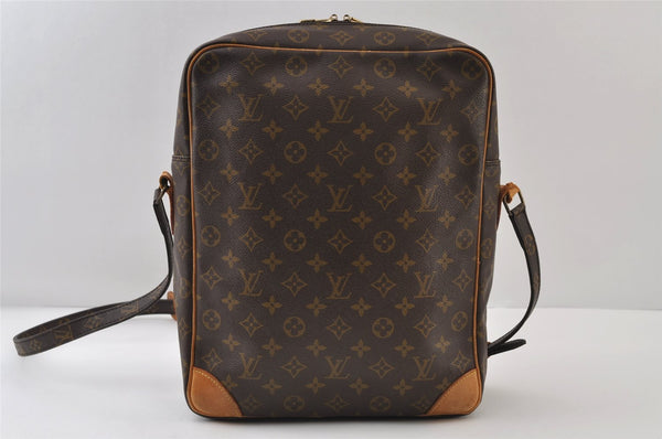 Authentic Louis Vuitton Monogram Danube 28 Shoulder Cross Body Bag Junk 0277J
