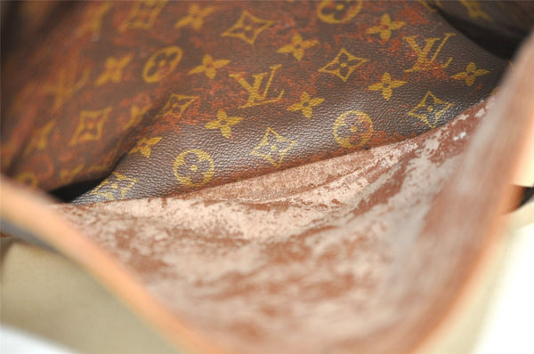 Authentic Louis Vuitton Monogram Danube 28 Shoulder Cross Body Bag Junk 0277J