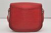 Auth Louis Vuitton Epi Saint Cloud GM Shoulder Cross Bag Red M52197 LV 0278J