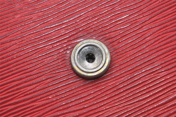 Auth Louis Vuitton Epi Saint Cloud GM Shoulder Cross Bag Red M52197 LV 0278J