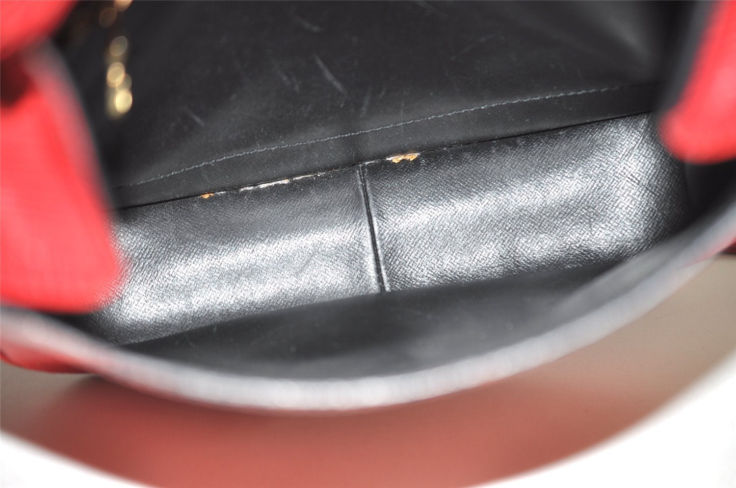 Auth Louis Vuitton Epi Saint Cloud GM Shoulder Cross Bag Red M52197 LV 0278J