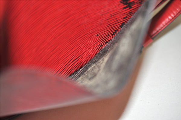 Auth Louis Vuitton Epi Saint Cloud GM Shoulder Cross Bag Red M52197 LV 0278J