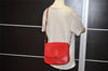 Auth Louis Vuitton Epi Saint Cloud GM Shoulder Cross Bag Red M52197 LV 0278J