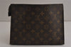 Authentic Louis Vuitton Monogram Poche Toilette 26 Pouch Old Model Junk 0278K