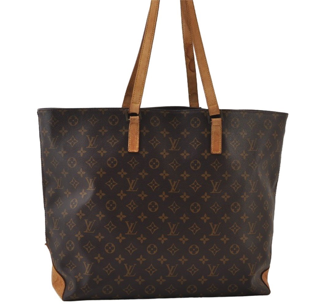 Authentic Louis Vuitton Monogram Cabas Alto Shoulder Tote Bag M51152 LV 0279J