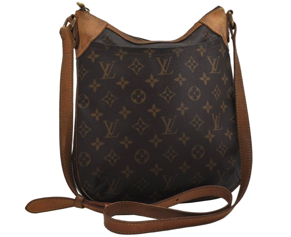 Authentic Louis Vuitton Monogram Odeon PM Shoulder Cross Bag M56390 LV 0280K