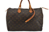 Authentic Louis Vuitton Monogram Speedy 35 Hand Boston Bag M41524 Junk 0281K