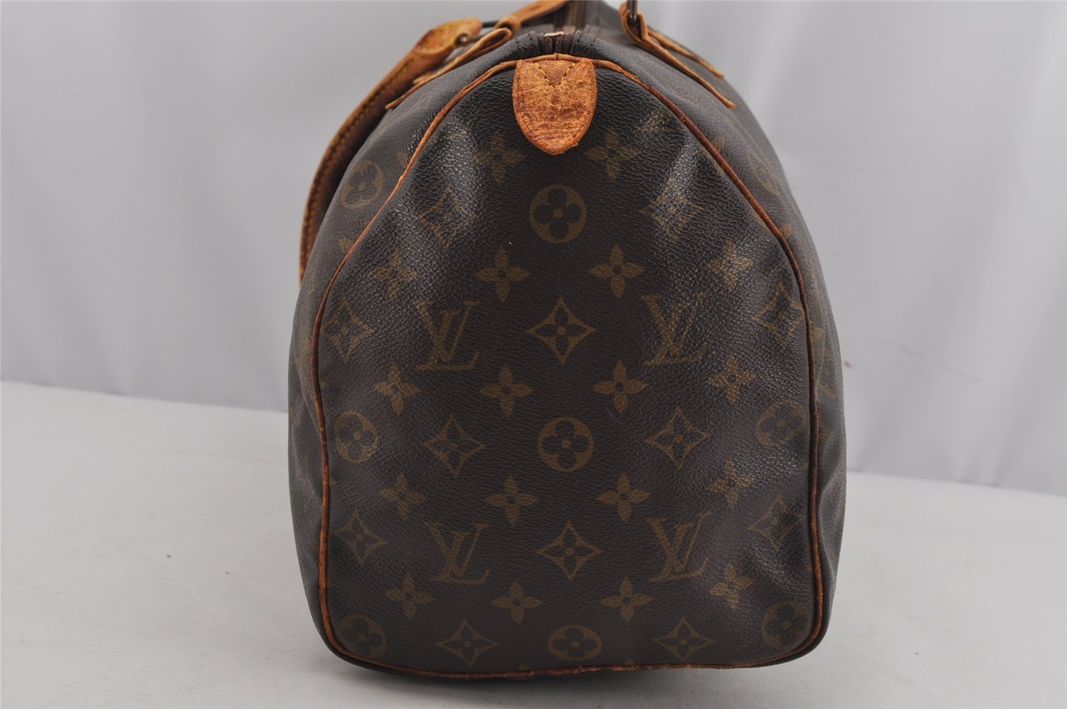 Authentic Louis Vuitton Monogram Speedy 35 Hand Boston Bag M41524 Junk 0281K