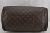 Authentic Louis Vuitton Monogram Speedy 35 Hand Boston Bag M41524 Junk 0281K