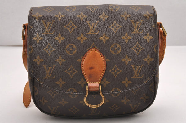 Authentic Louis Vuitton Monogram Saint Cloud GM M51242 Shoulder Cross Bag 0282J