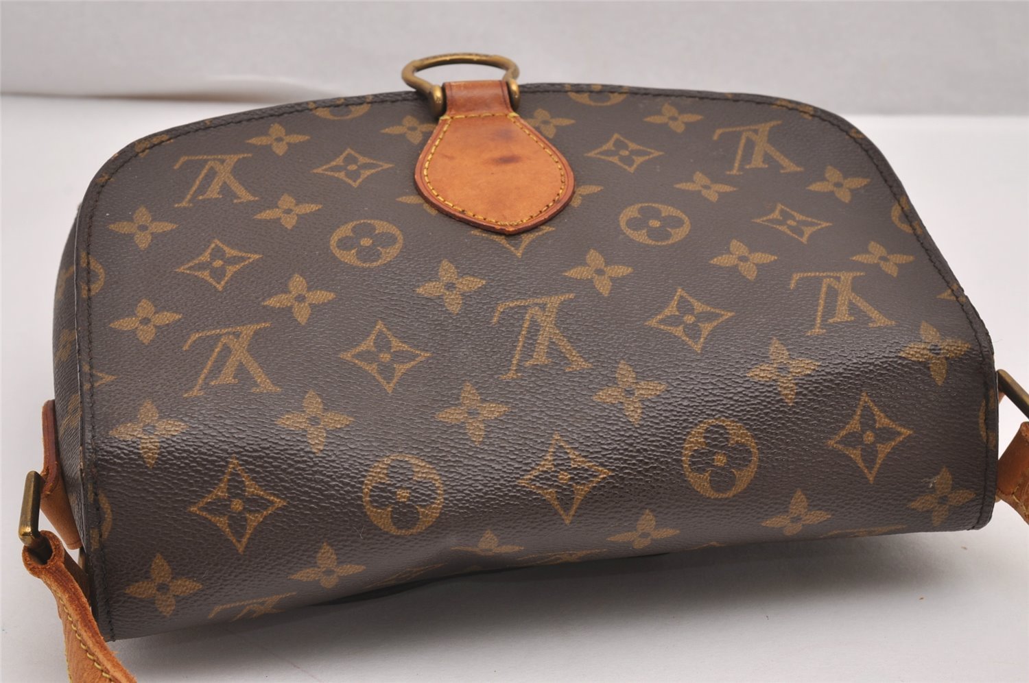 Authentic Louis Vuitton Monogram Saint Cloud GM M51242 Shoulder Cross Bag 0282J