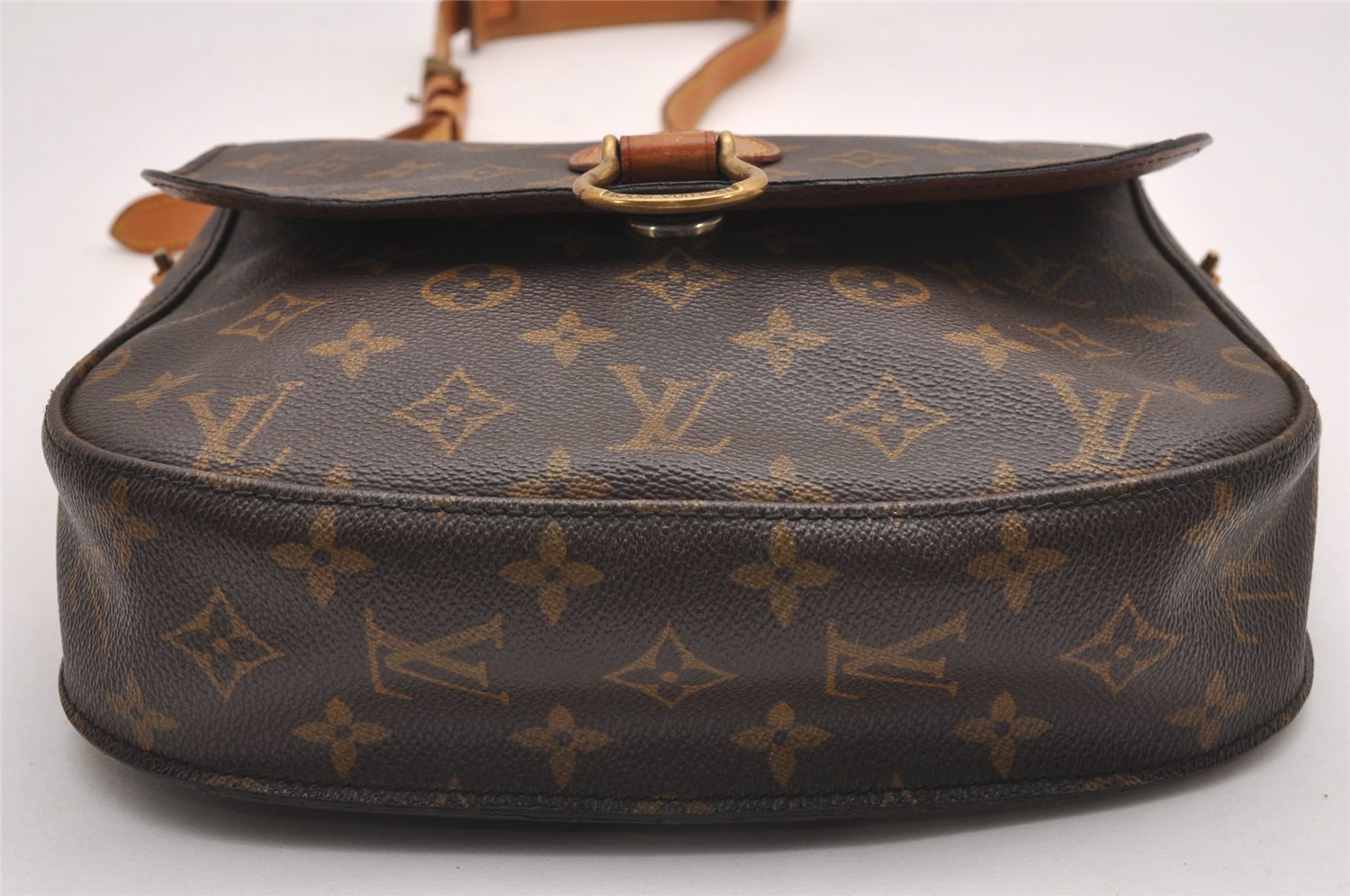 Authentic Louis Vuitton Monogram Saint Cloud GM M51242 Shoulder Cross Bag 0282J